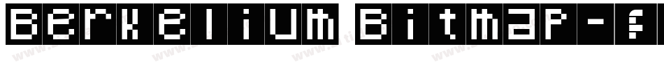 Berkelium Bitmap字体转换